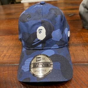 NWT Bape Blue Camo Hat